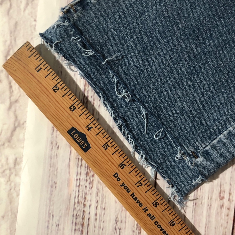 VERVET Women's mid-rise stretch Straight Leg Jeans - Dark Blue 32 Melissa NWT - Picture 14 of 15
